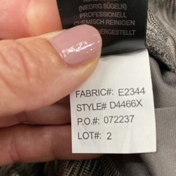 Nicole Miller Pull On Pants Gray Space Dye Lounge Sweats Drawstring Size 3X New - Picture 7 of 11